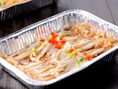 肥乡锡纸烤金针菇